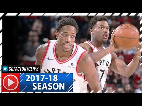 DeMar DeRozan & Kyle Lowry Full Highlights vs Trail Blazers (2017.10.30) - TOO FAST!