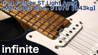 Video thumbnail for infinite Trad Fullsize ST Light Aged ~Mercedes Blue~ 1979 3.43kg #soundsample #electricguitar クロサワ楽器 by クロサワ楽器 池袋店 エレキ館