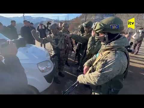 Azerbaijani activists participating in the protests in Shusha invited Armenians to join them