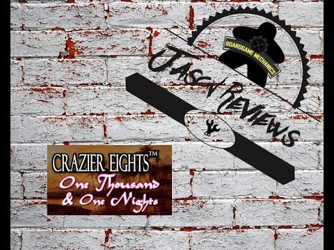 Jason's Board Game Diagnostics of Crazier Eights:  One Thousand and One Nights