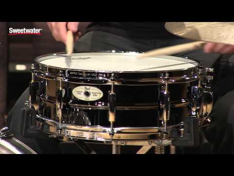 Pearl SensiTone Elite Brass Snare Drum Review by Sweetwater