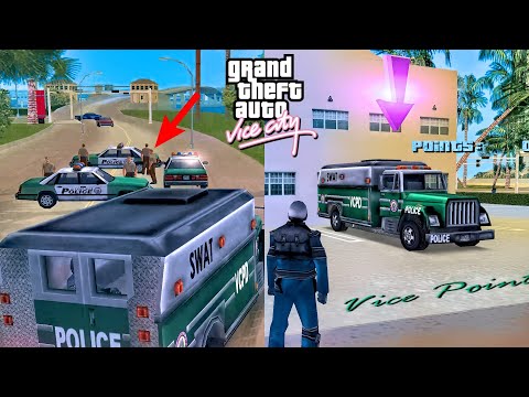 How To Become VCPD SWAT Officer in GTA Vice City? (Hidden Place) | GTAVC Secret Military Mission