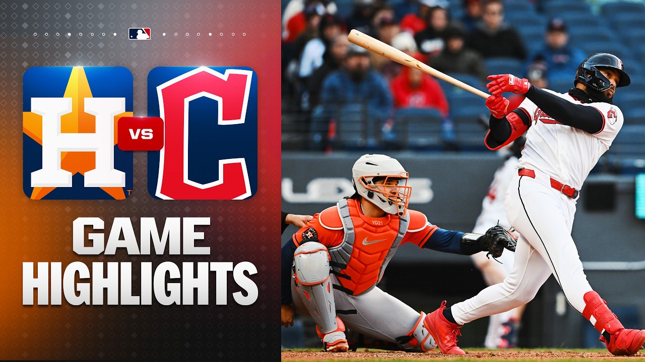 4월 21일 클리블랜드 VS 휴스턴 야구하이라이트