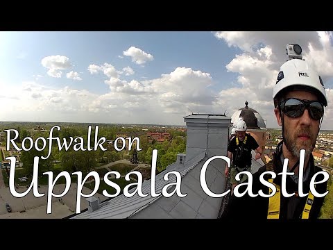 Takvandring på Uppsala slott