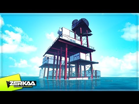 WE FOUND THE SECRET ABANDONED RADIO TOWER! (Raft #8)