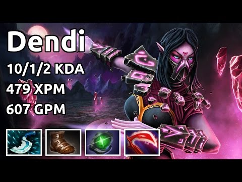 Dendi Templar Assassin 10/1/2 K/D/A 479 XPM 607 GPM 103/14 LH/DN