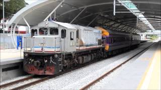 preview picture of video '25/10/2013 KTM / SRT International Express 35 / 36 at KM 33.5 Sungai Petani Station'