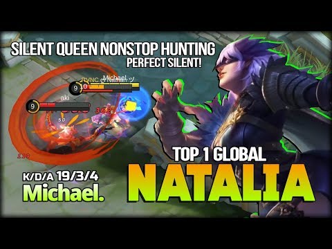 Silent Queen Never Die! Find & Kill! Michael. Top 1 Global Natalia - Mobile Legends