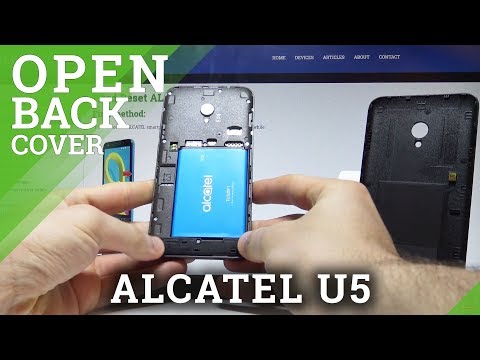 How to Remove Battery in ALCATEL U5 |HardReset.info