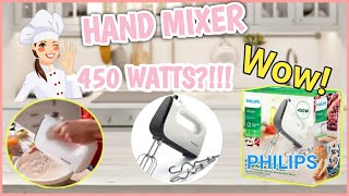 PHILIPS ELECTRIC HAND MIXER HR 3741/00 450 WATTS UNBOXING | Sparklybhing