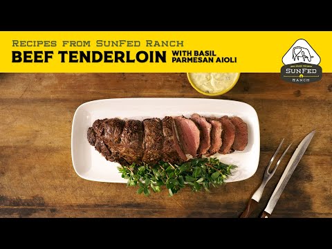Beef Tenderloin with Basil Parmesan Aioli | Recipes...