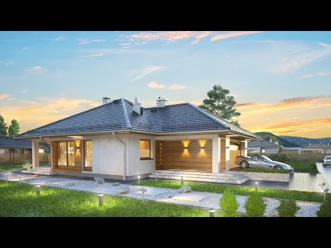 Projekt domu BURSZTYN PLUS Pracownia Projektowa Studio Atrium