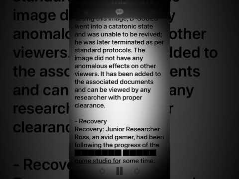 SCP-1633 - The Most Dangerous Video Game