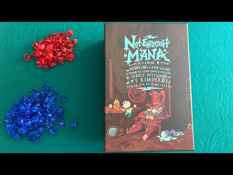 Not Enough Mana (18+) - Tutorial and Impressions (Italian Board Game)