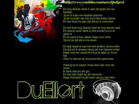 Nino ft. Makka en Priester - Nu je weg bent (lyrics)