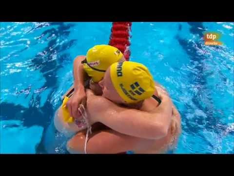 Cate Campbell, vencedor 100 libre. Mundial Barcelona 2013