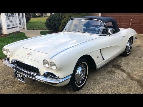 1962 White Corvette 327/340 with Hardtop, from www.TheVetteNet.com, call 866.838.8363