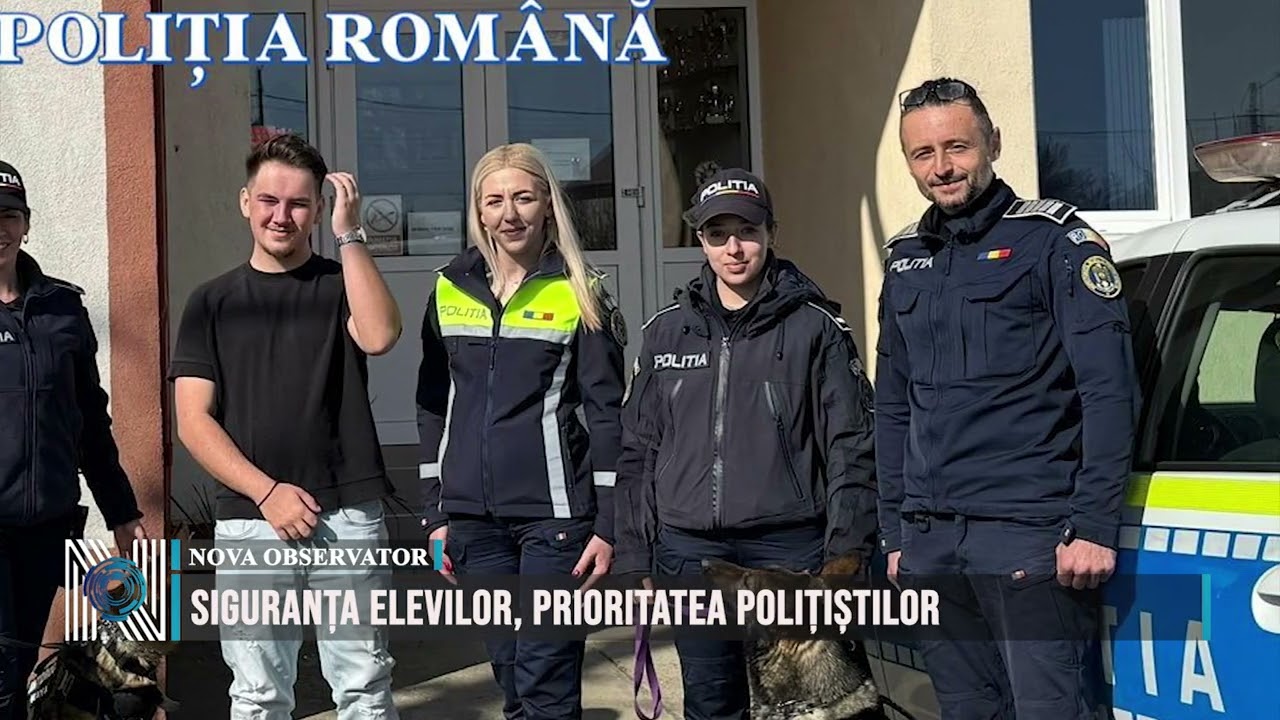 Siguranța elevilor, prioritatea polițiștilor