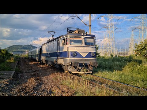 EA-060 CFR Călători "Express" Clasa-41 (8K) cu trenul Regio Simeria-Arad prin Termocentrala Mintia H