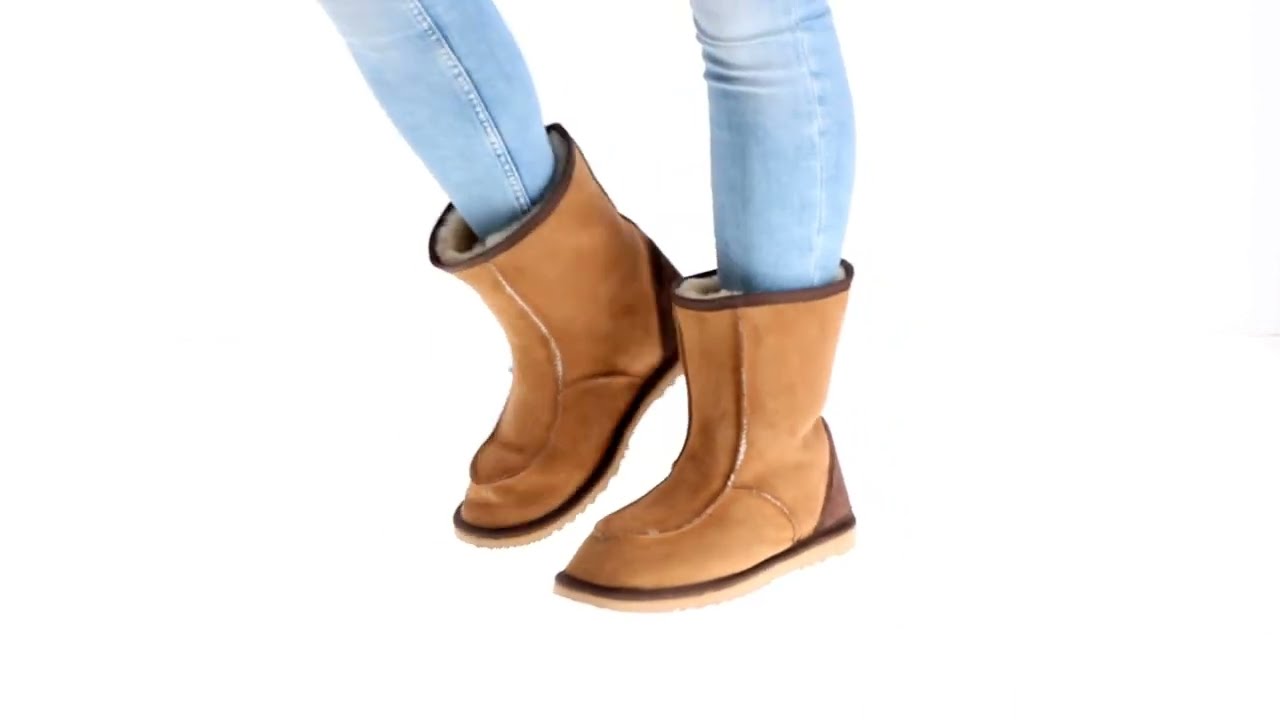 Short Jackaroo Schapenvacht Boot Dames