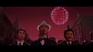 Kung Fu Hustle (2004) Police Station and first Gang Fight, 1080p HD