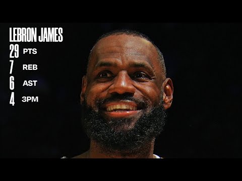 LeBron 29 Pts Takes Over Clutch 4th QTR vs 76ers!