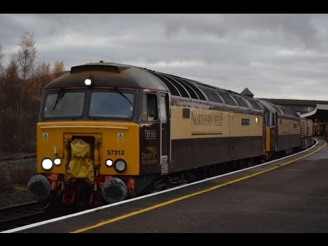 #777: [Flask] Northern Belle Class 57312 & 57305 pass Llandudno Junction (30/11/16)