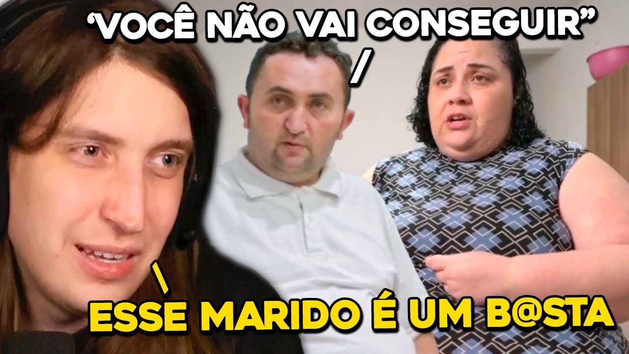 Ela tem o PIOR MARIDO do mundo - Felca reage quilos mortais