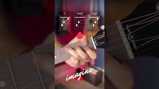 imagine guitar tutorial - john lennon