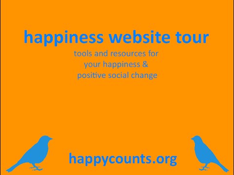 HappyCounts.Org Website Tour - Tools for Happiness!