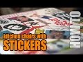 DIY Upgrade Kitchen Table Chairs With Stickers From China And Epoxy Resin Furniture