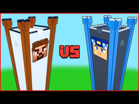 KEREM KOMİSER KULE VS FAKİR KULE! 😱 - Minecraft