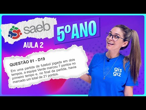 SAEB 5º ANO MATEMÁTICA SIMULADO PREPARATÓRIO 1