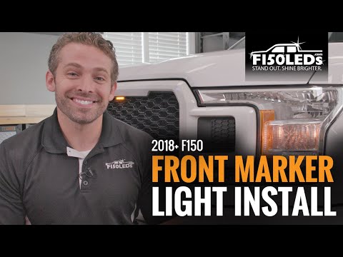 2018+ F150 LED FRONT MARKER LIGHT INSTALL F150LEDS.COM