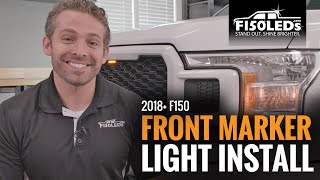 2018+ F150 LED FRONT MARKER LIGHT INSTALL F150LEDS.COM