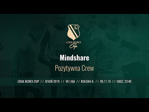 Skrót spotkania Mindshare - Poztywna Crew ( Legia Biznes Cup Jesień 2019 )