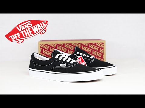 Part of a video titled Vans Era Review & On Feet | Are They Still Good? - YouTube