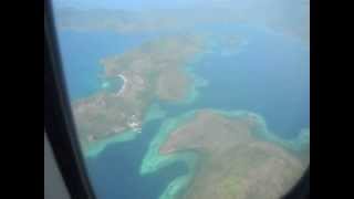 preview picture of video 'Busuanga Airport Coron Island Palawan Landing Approach from North'