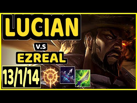 SANGYOON (LUCIAN) vs EZREAL - 13/1/14 KDA BOTTOM ADC CHALLENGER GAMEPLAY - KR