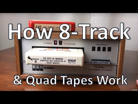 How do 8-Track Players Work Plus Quadraphonic Sound