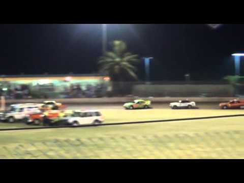 Modified Production - Heat 3 - Beef Capital Showdown - Rockhampton Speedway - 18.02.12
