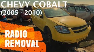 Chevrolet Cobalt - RADIO REMOVAL / REPLACEMENT (2005-2010)