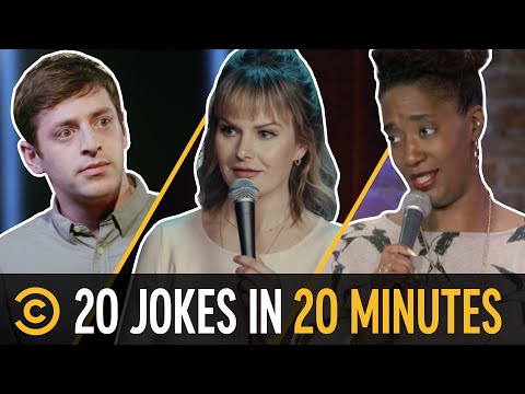 “I Think Skinny People and Fat People Can Coexist” - 20 Jokes in 20 Minutes