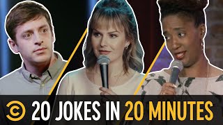 “I Think Skinny People and Fat People Can Coexist” - 20 Jokes in 20 Minutes