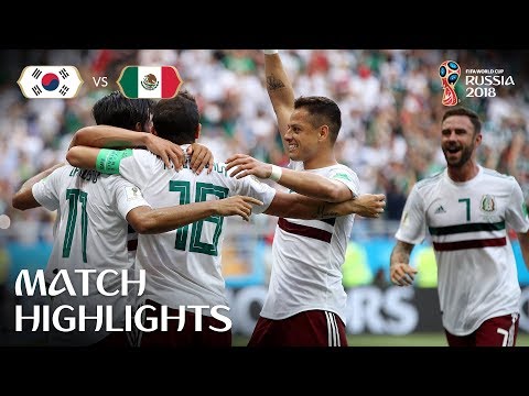 Korea Republic 1-2 Mexico     ( World Cup RUSSIA 2...