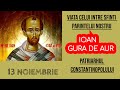 VIATA CELUI INTRE SFINTI PARINTELUI NOSTRU IOAN GURA DE AUR PATRIARHUL CONSTANTINOPOLULUI 13 Noe