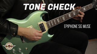 Video thumbnail for TONE CHECK: Epiphone SG Muse Guitar Demo | No Talking by Cream City Music