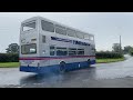 4 Lovely Preserved MCW Metrobus Leaving Wythall Transport Museum 10 9 23