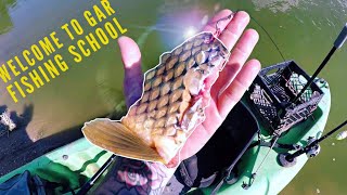 Welcome To Alligator Gar Fishing School - Session 1