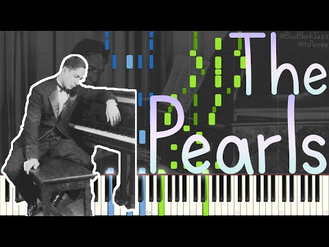 Jelly Roll Morton - The Pearls 1938 (Classic Jazz Piano Synthesia) [Library of Congress]